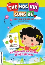 Thẻ Học Vui Cùng Bé – Bé Nhận Biết Và Tô Màu Đồ Vật Gia Đình