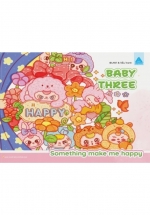 Sách Tô Màu Chữa Lành – Baby Three – Something Make Me Happy