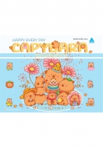 Sách Tô Màu Chữa Lành – Capybara Happy Every Day – Hạnh Phúc Mỗi Ngày