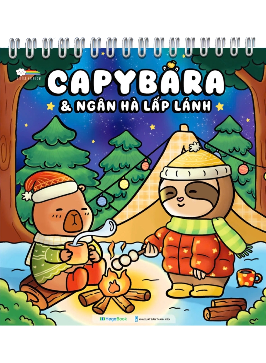 Sách Tô Màu Chữa Lành – Capybara Và Ngân Hà Lấp Lánh