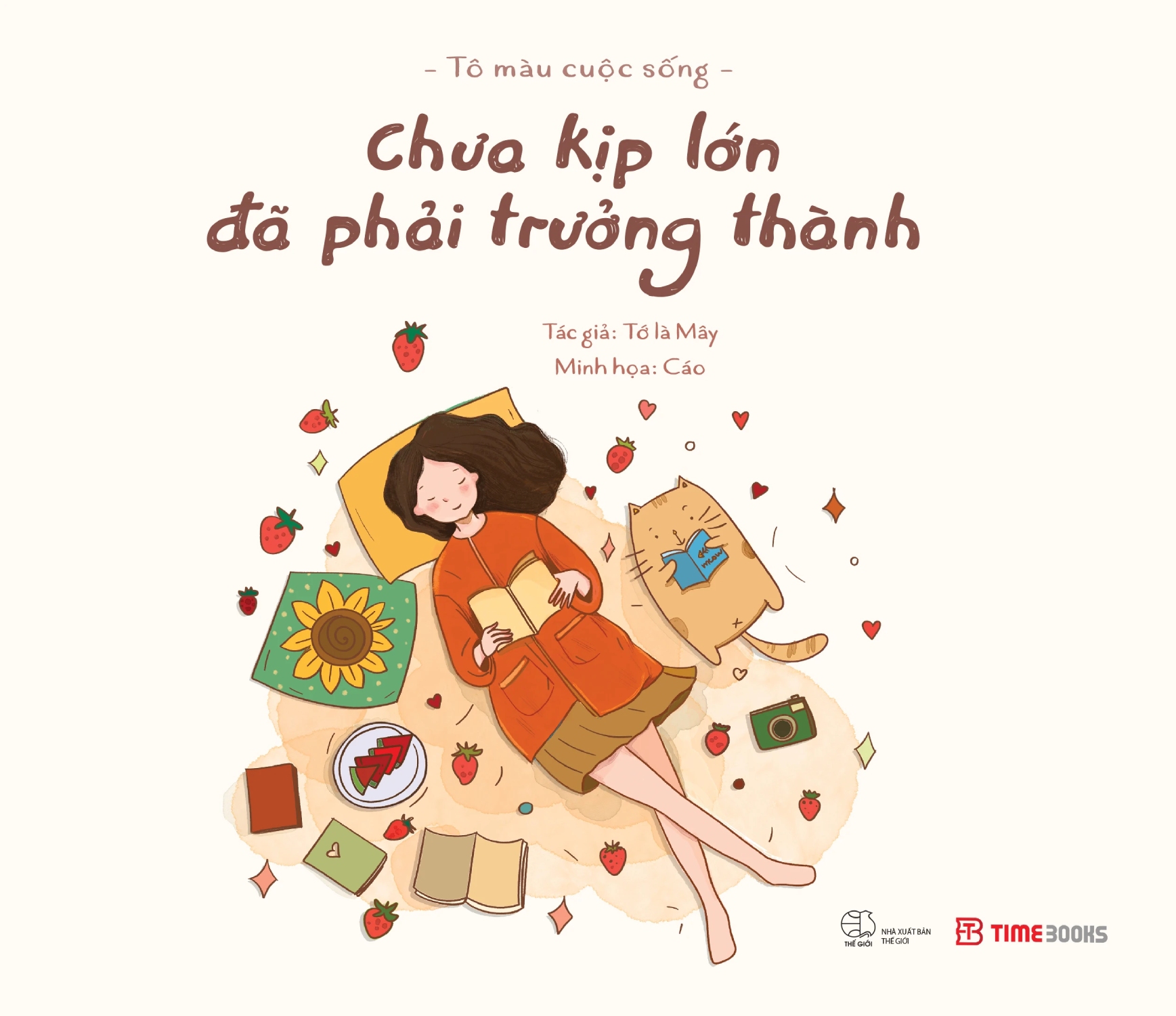 Sách Tô Màu Chữa Lành – Chưa Kịp Lớn Đã Phải Trưởng Thành – Tô Màu Cuộc Sống