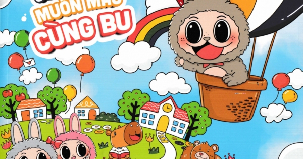 Sách Tô Màu Chữa Lành – Tô Màu Cuộc Sống Muôn Màu Cùng Bu