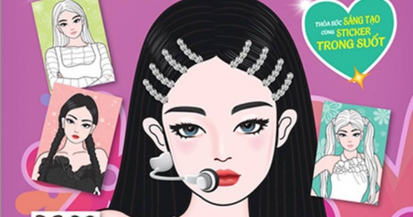 Sách Trang Điểm Thần Tượng Âm Nhạc Hàn Quốc – Jennie – Thỏa Sức Sáng Tạo Cùng Sticker Trong Suốt