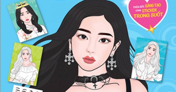 Sách Trang Điểm Thần Tượng Âm Nhạc Hàn Quốc – Jisoo – Thỏa Sức Sáng Tạo Cùng Sticker Trong Suốt