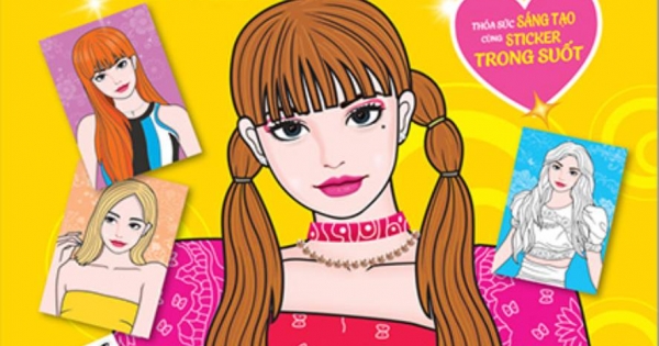 Sách Trang Điểm Thần Tượng Âm Nhạc Hàn Quốc – Lisa – Thỏa Sức Sáng Tạo Cùng Sticker Trong Suốt