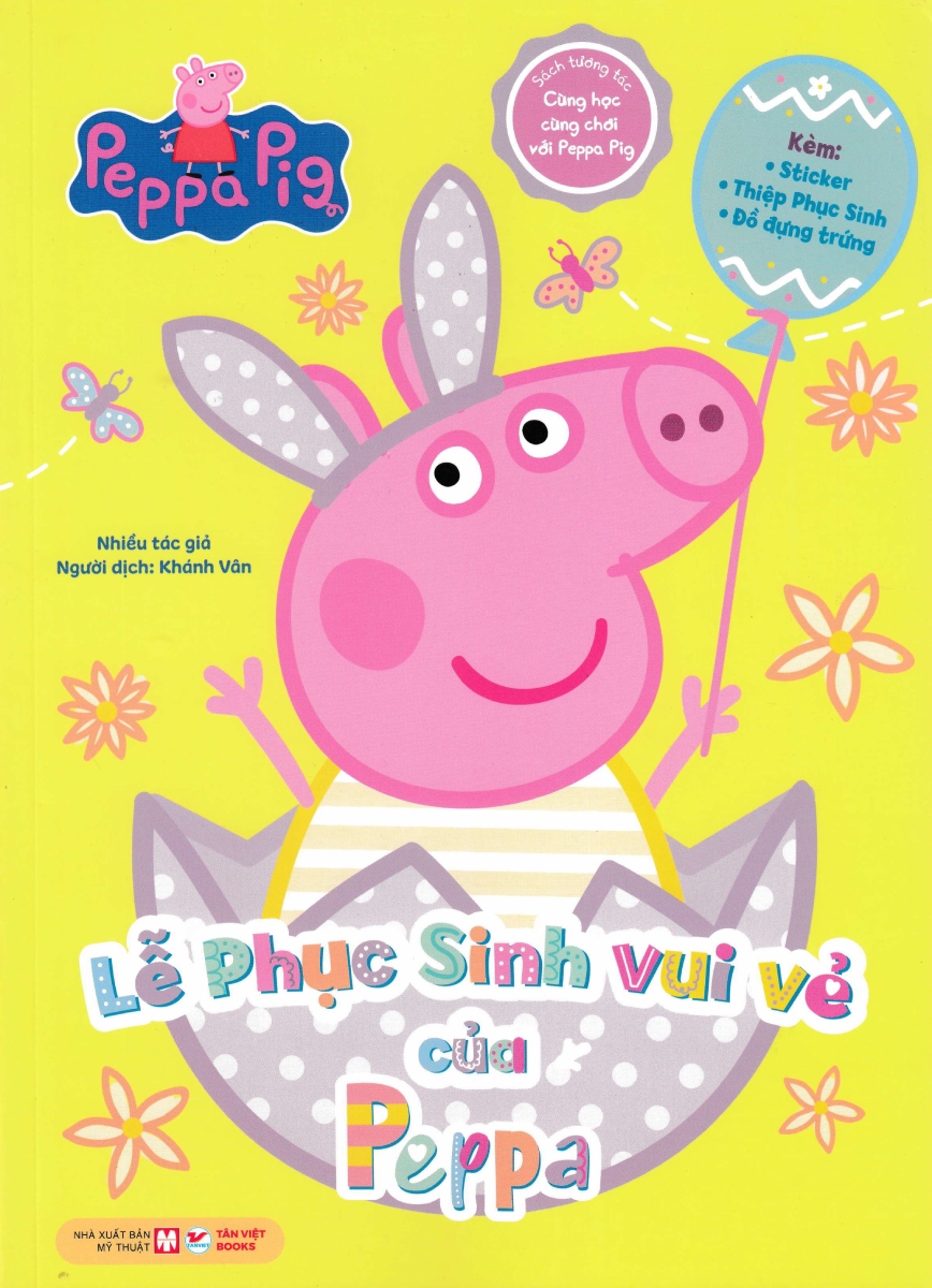 Sách Tương Tác – Cùng Học Cùng Chơi Với Peppa Pig – Lễ Phục Sinh Vui Vẻ Của Peppa