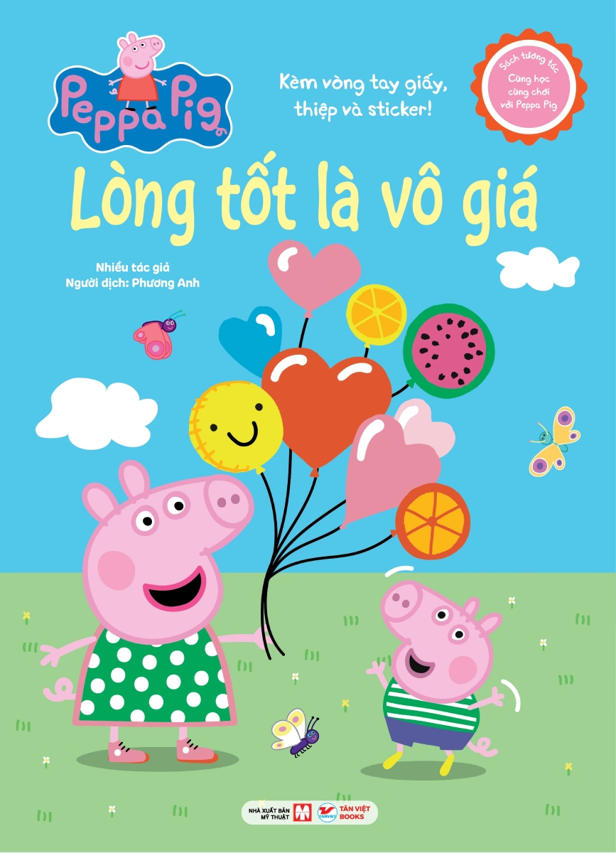 Sách Tương Tác – Cùng Học Cùng Chơi Với Peppa Pig – Lòng Tốt Là Vô Giá