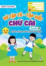 Vở Tập Tô – Tập Viết Chữ Cái: Quyển 2 – Chuẩn Bị Tâm Thế Cho Bé Vào Lớp 1 (ND)