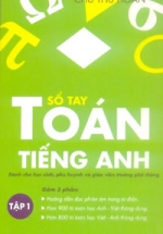 Sổ Tay Toán Tiếng Anh Tập 1