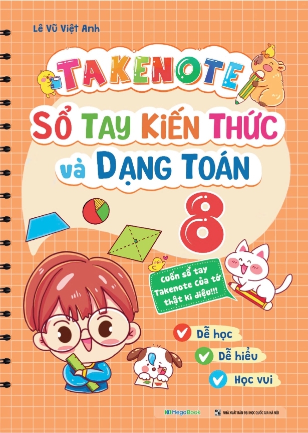 Takenote – Sổ Tay Kiến Thức Và Dạng Toán 8