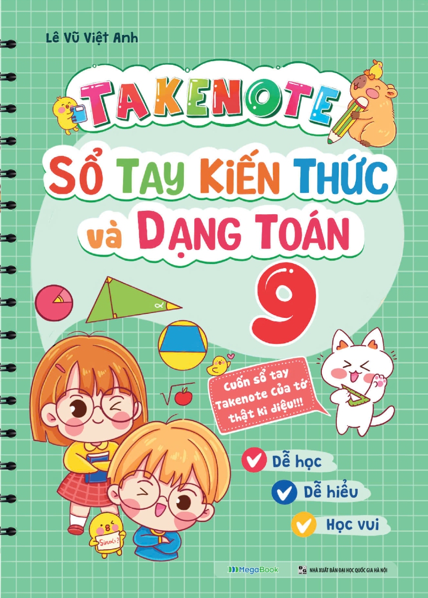Takenote – Sổ Tay Kiến Thức Và Dạng Toán 9