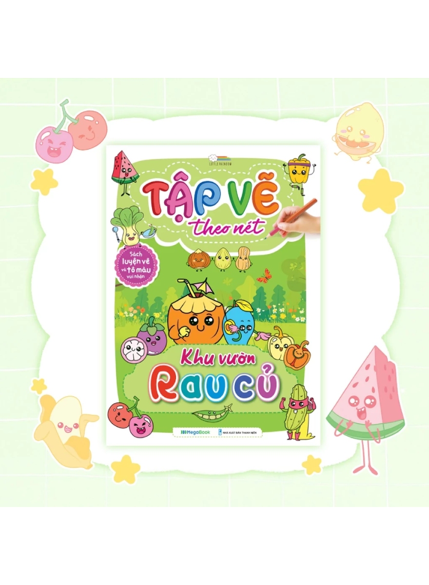 Tập Vẽ Theo Nét – Khu Vườn Rau Củ