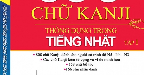 Tập Viết 800 Chữ Kanji Thông Dụng Trong Tiếng Nhật – Tập 1