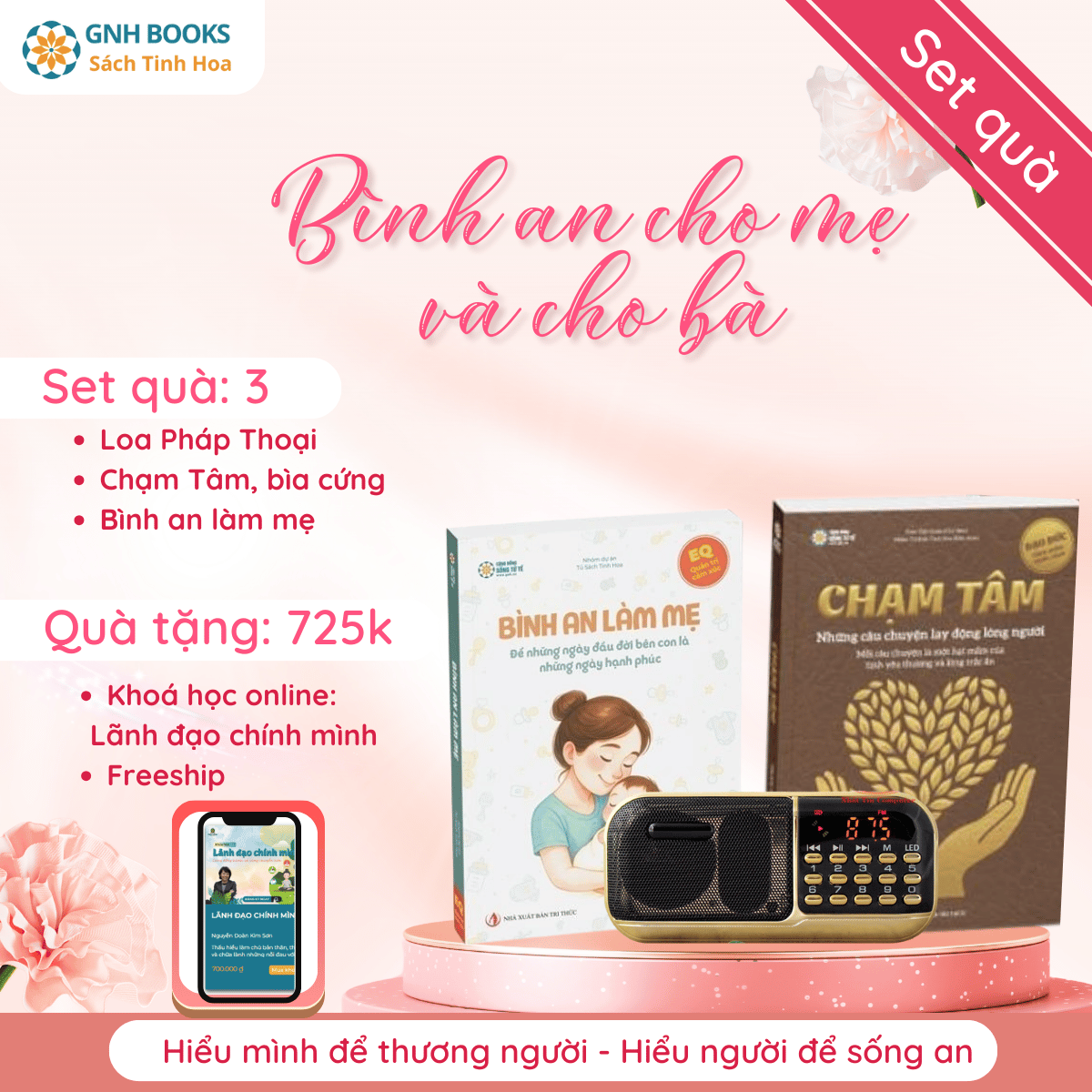 Set quà 3: Combo “Bình An Cho Mẹ và cho Bà”