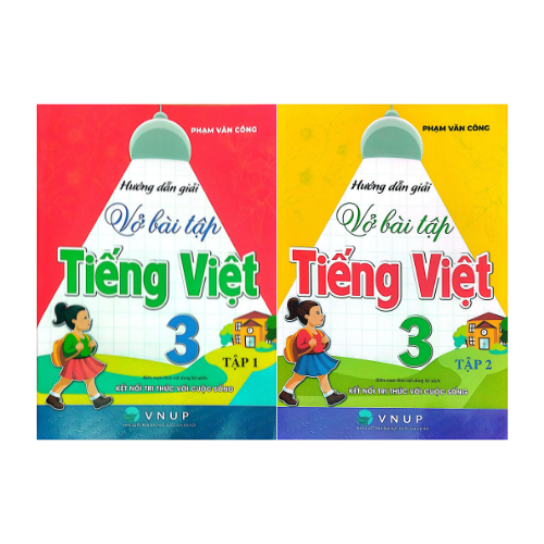 Combo Hướng Dẫn Giải Vở Bài Tập Tiếng Việt Lớp 3 Tập 1 + 2 (Bám Sát SGK Kết Nối Tri Thức Với Cuộc Sống) (Bộ 2 Cuốn)