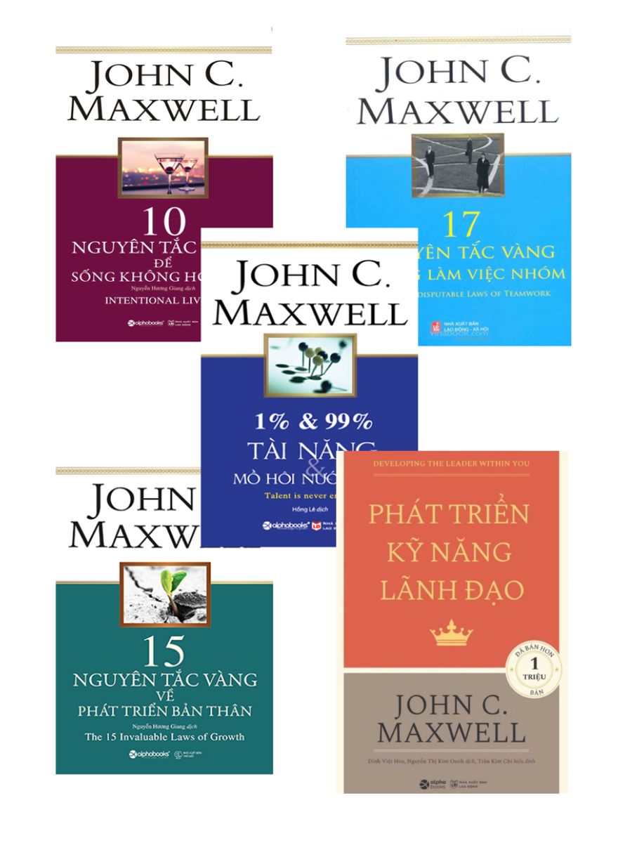 Combo Sách Hay Nhất Của John C.Maxwell Về Phát Triển Toàn Diện Bản Thân