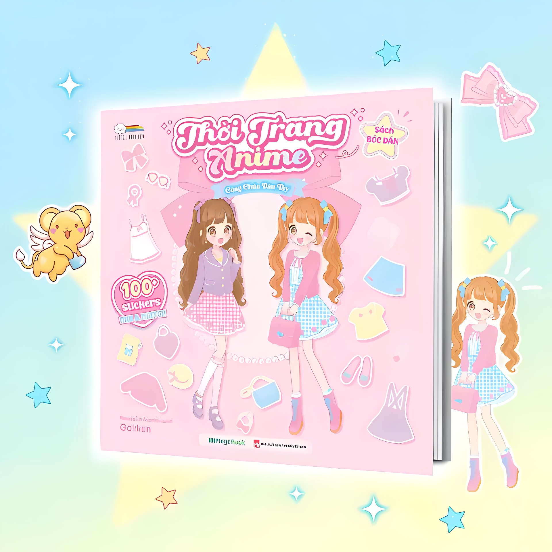 Thời Trang Anime – Công Chúa Dâu Tây (100+ Stickers Dễ Thương) – Sách Bóc Dán Sticker Thời Trang Cho Bé Gái