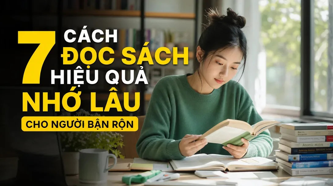 thumbnail 7 cach doc sach hieu qua nho lau cho nguoi ban ron - Tuyển Chọn Sách Hay