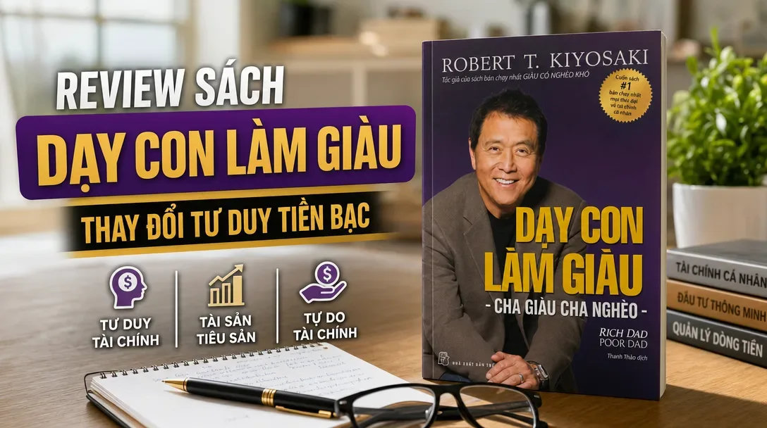 thumbnail review sach day con lam giau thay doi tu duy tien - Tuyển Chọn Sách Hay