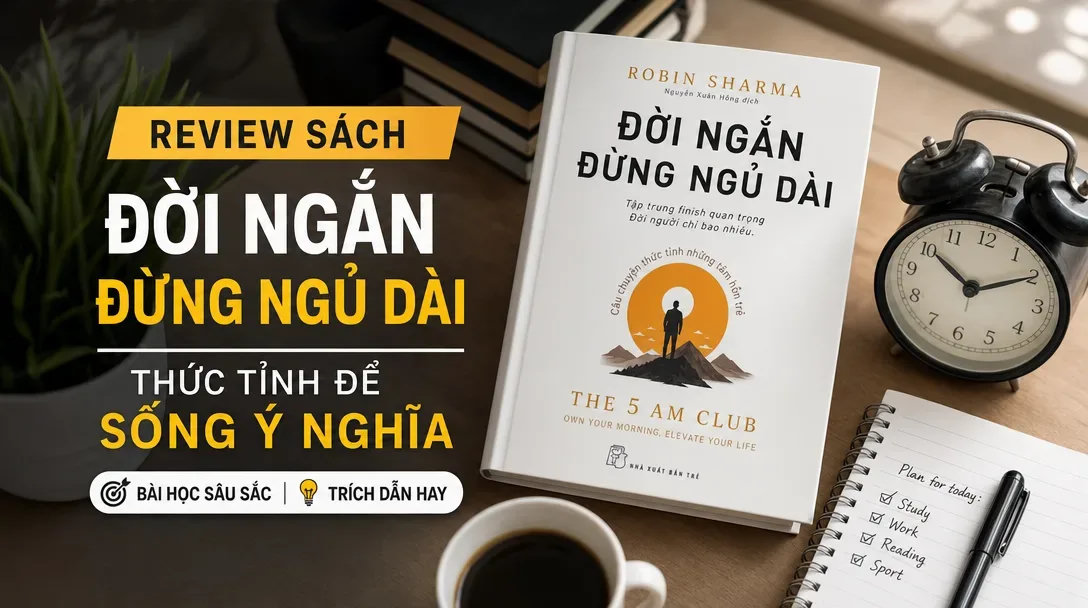 Review Sách Đời Ngắn Đừng Ngủ Dài: Thức Tỉnh Để Sống Ý Nghĩa