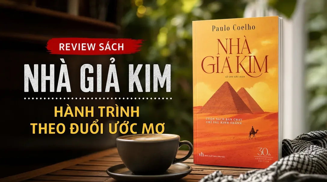 Review sách Nhà Giả Kim: Hành trình theo đuổi ước mơ