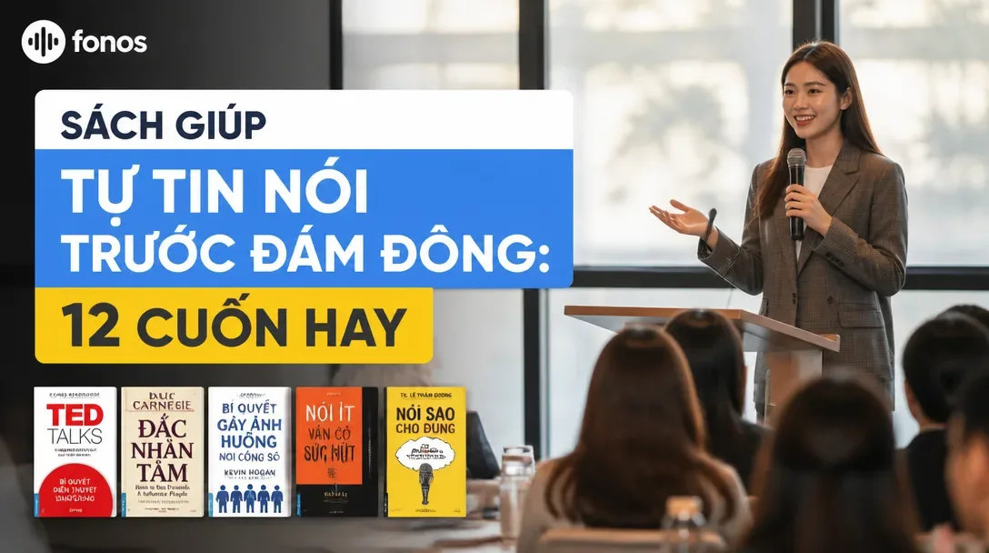 Sách giúp tự tin nói trước đám đông: 12 cuốn hay
