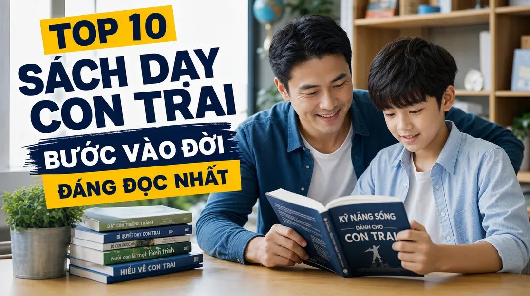 thumbnail top 10 sach day con trai buoc vao doi dang doc nha - Tuyển Chọn Sách Hay