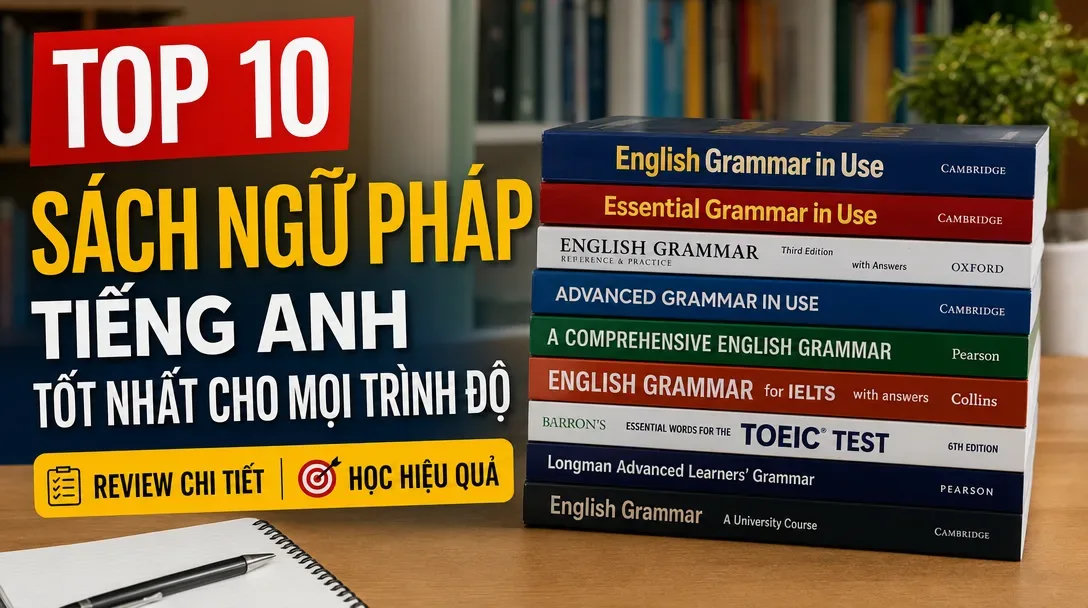 thumbnail top 10 sach ngu phap tieng anh tot nhat cho moi tr - Tuyển Chọn Sách Hay