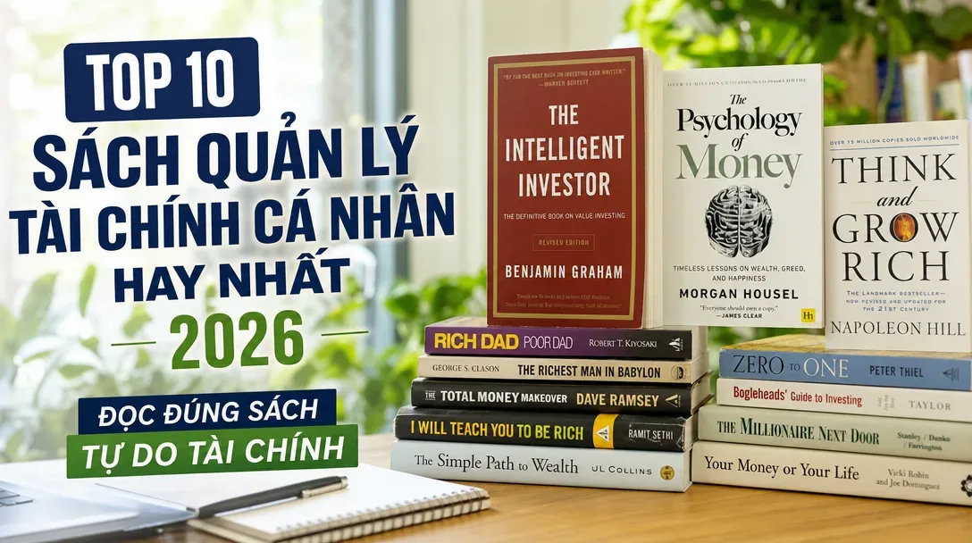 Top 10 sách quản lý tài chính cá nhân hay nhất 2026