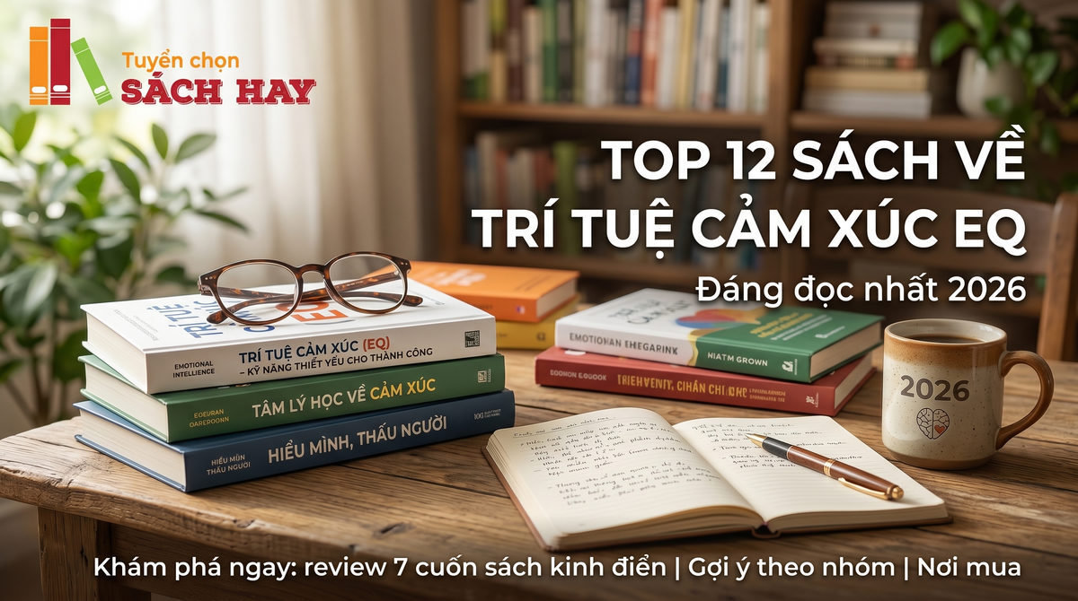 Top 12 sách về trí tuệ cảm xúc EQ đáng đọc nhất 2026