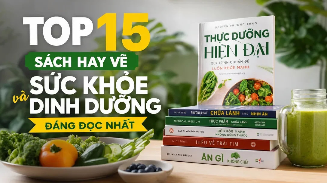 thumbnail top 15 sach hay ve suc khoe va dinh duong dang doc - Tuyển Chọn Sách Hay