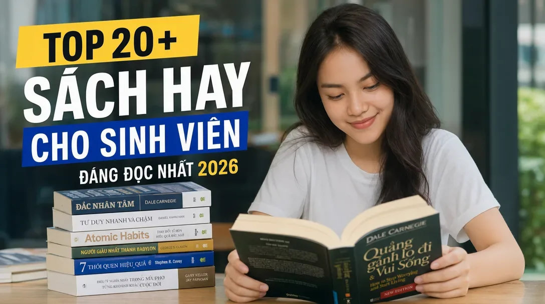 Top 20+ sách hay cho sinh viên đáng đọc nhất 2026