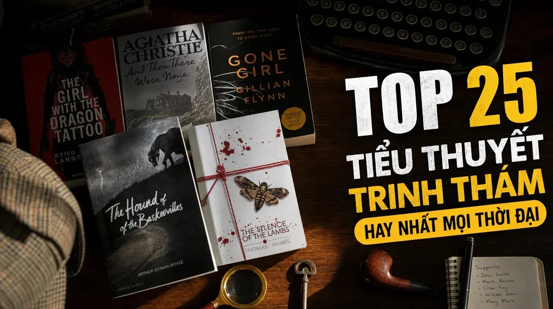 thumbnail top 25 tieu thuyet trinh tham hay nhat moi thoi da - Tuyển Chọn Sách Hay