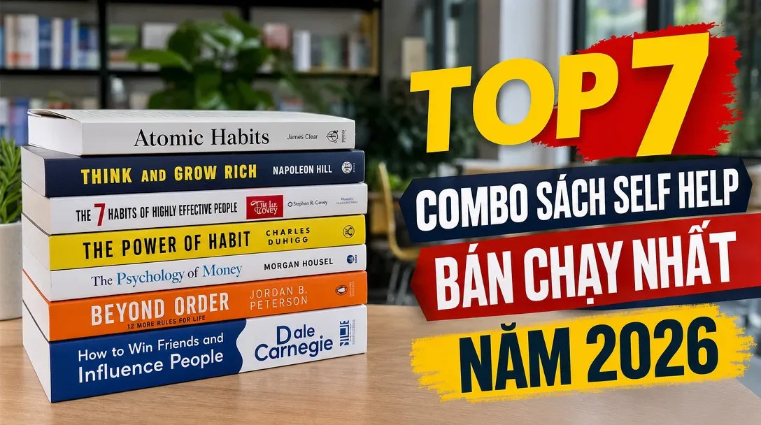 Top 7 Combo Sách Self Help Bán Chạy Nhất Năm 2026