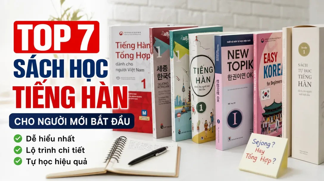 thumbnail top 7 sach hoc tieng han cho nguoi moi bat dau chu - Tuyển Chọn Sách Hay
