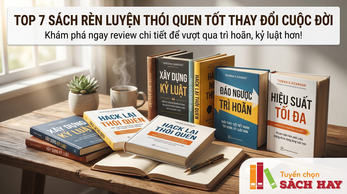 Top 7 sách rèn luyện thói quen tốt thay đổi cuộc đời