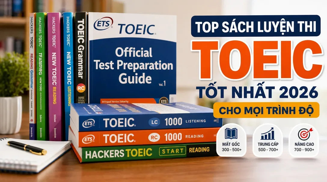 thumbnail top sach luyen thi toeic tot nhat 2026 cho moi tri - Tuyển Chọn Sách Hay