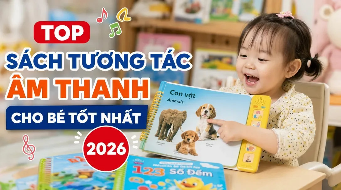 thumbnail top sach tuong tac am thanh cho be tot nhat 2026 - Tuyển Chọn Sách Hay