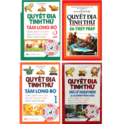 Combo Quyết Địa Tinh Thư – Bộ Số 2 (Bộ 4 Cuốn)