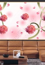 Tranh 3D Hoa Hồng Trang Trí – NS1136