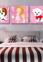 Tranh Canvas Treo Tường Cô Chủ Nhỏ