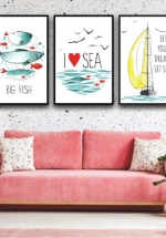 Tranh Canvas Treo Tường I Love Sea