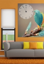 Tranh Đồng Hồ Lá Sắc Màu Size 1 Tấm (40x60cm)