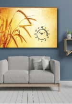 Tranh Đồng Hồ Lúa Mì (40x60cm)