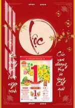 Tranh Lịch Treo Tường Tráng Gương Cao Cấp – Chữ Lộc 03 (Tặng Bloc Lịch 2022 Trị Giá 85.000đ)