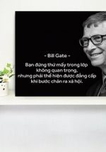 Tranh Treo Tường Bạn Đứng Thứ Mấy Trong Lớp Không Quan Trọng