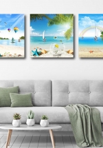Tranh Treo Tường Biển Xanh
