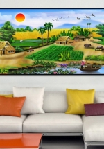 Tranh Treo Tường Cảnh Quê Nhà