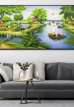 Tranh Treo Tường Cảnh Sông Nước 4