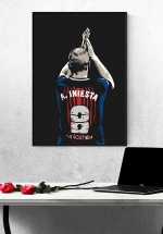 Tranh Treo Tường Cầu Thủ Bóng Đá Andrés Iniesta